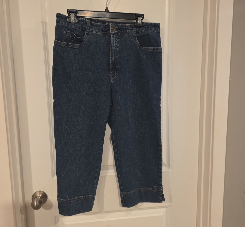 Relaxed Fit Women's Dark Blue Denim Jeans